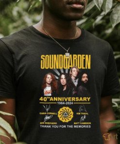 Soundgarden 40th Anniversary 1984 2024 Thank You For The Memories T Shirt