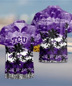 TCU Horned Frogs Palms Tree Hawaiian Shirt