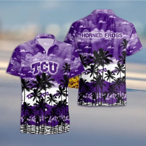 TCU Horned Frogs Palms Tree Hawaiian Shirt