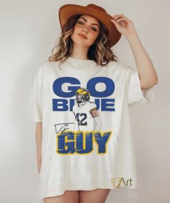 TJ Guy 42 Go Blue Guy Michigan Wolverines signature shirt