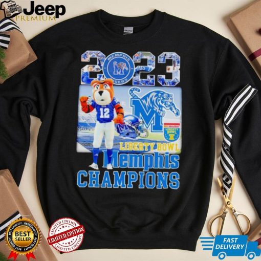 TOM Tigers Of Memphis mascot 2023 Liberty Bowl Memphis Champions shirt