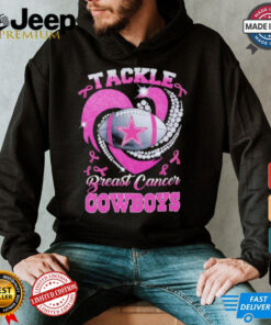 Tackle Breast Cancer Dallas Cowboys diamond heart shirt