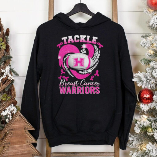 Tackle Breast Cancer Hawai’i Rainbow Warriors Diamond Heart Shirt