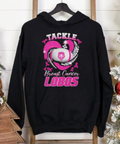 Tackle Breast Cancer New Mexico Lobos Diamond Heart Shirt