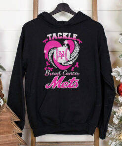 Tackle Breast Cancer New York Mets Diamond Heart Shirt