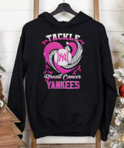 Tackle Breast Cancer New York Yankees Diamond Heart Shirt