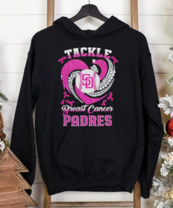 Tackle Breast Cancer San Diego Padres Diamond Heart Shirt