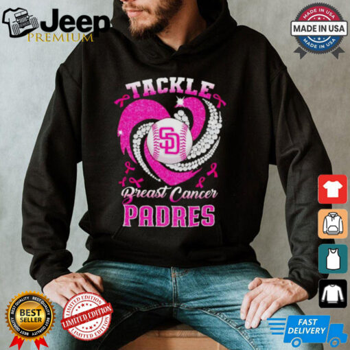 Tackle Breast Cancer San Diego Padres diamond heart shirt