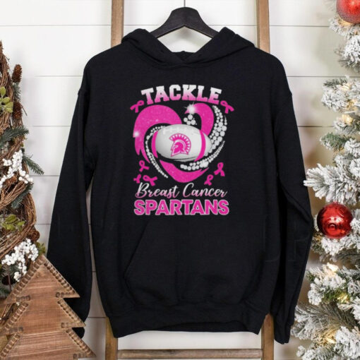 Tackle Breast Cancer San José State Spartans Diamond Heart Shirt