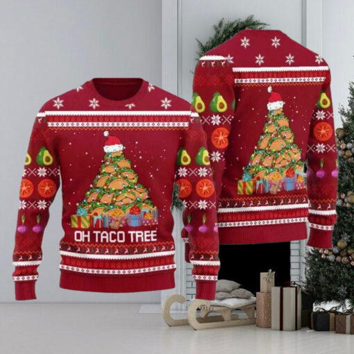 Taco Tree Ugly Christmas Sweater