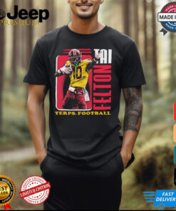 Tai Felton Terps Football 90s Graphic t shirt