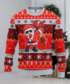 Tampa Bay Buccaneers Dabbing Santa Claus Ugly Christmas Sweater