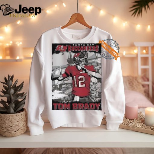 Tampa Bay Buccaneers Football Tom Brady 12 poster art shirt