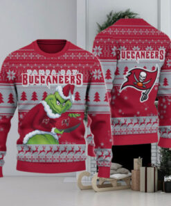 Tampa Bay Buccaneers Grinch Ugly Christmas Sweater