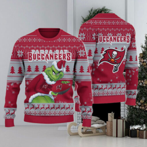 Tampa Bay Buccaneers Grinch Ugly Christmas Sweater