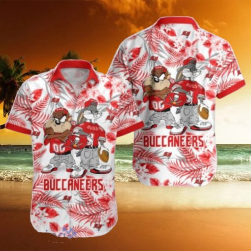 Tampa Bay Buccaneers Hawaiian Shirt Taz and Bugs For NFL Team
