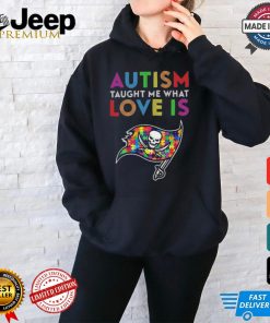 Tampa Bay Buccaneers NFL 2024 Autism Taught Me What Love Is t shirt