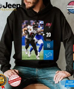 Tampa Bay Buccaneers Win 20 16 Detroit Lions 2024 NFL Week 2 Final Score Shirt