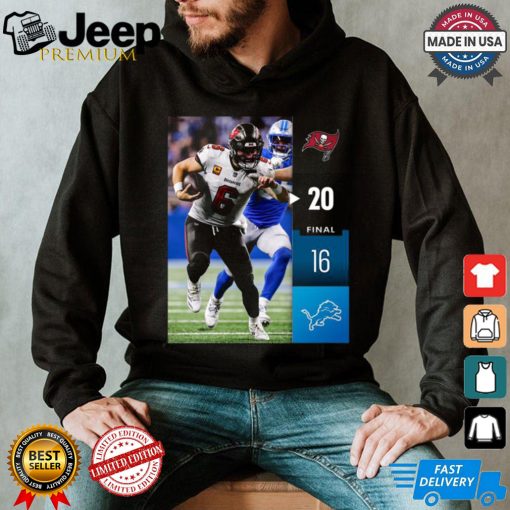 Tampa Bay Buccaneers Win 20 16 Detroit Lions 2024 NFL Week 2 Final Score Shirt