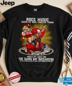 Tampa Bay Buccaneers rock music keep my soul forever young shirt