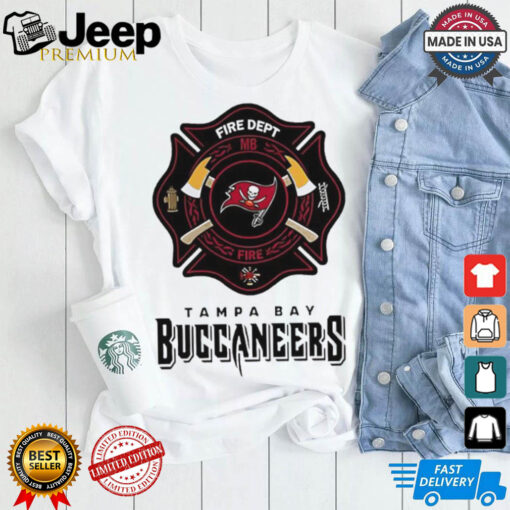 Tampa Bay Buccaneers shirt Firefighter Appreciation logo
