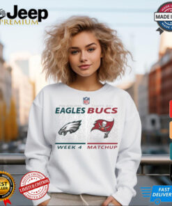 Tampa Bay Buccaneers vs. Philadelphia Eagles 2024 NFL Week 4 Matchup T Shirt