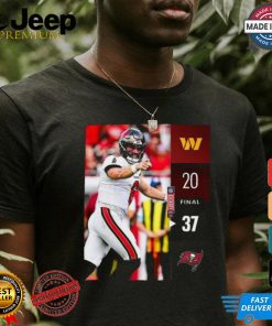 Tampa Bay Buccaneers wins 37 20 Washington Commanders 2024 NFL Game final score shirt