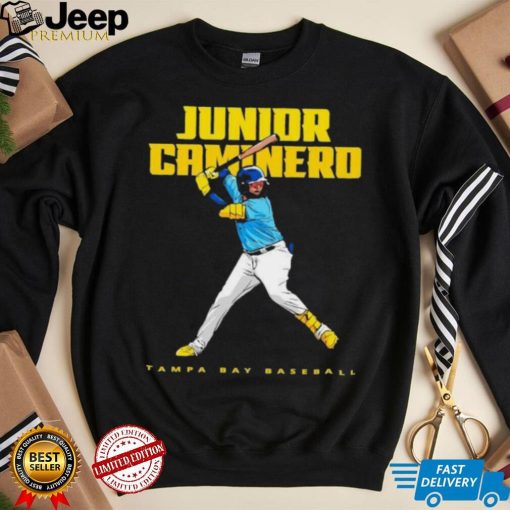 Tampa Bay Rays Junior Caminero Swing Pose shirt