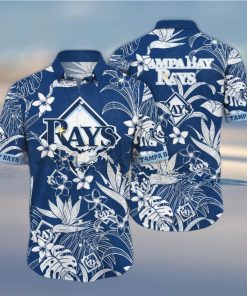 Tampa Bay Rays MLB Hawaiian Shirt Traveltime Aloha Shirt