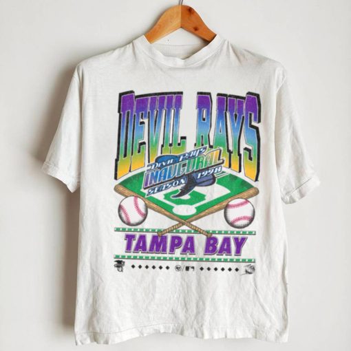 Tampa Bay Rays White Franklin Shot T Shirt