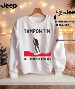 Tampon Tim Tim Walz will stop the red sea shirt