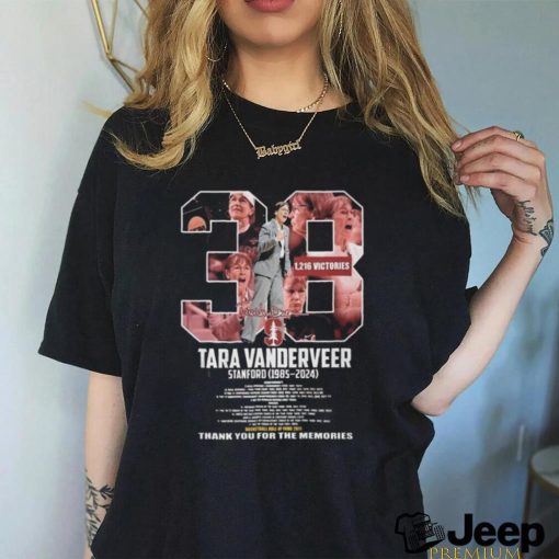 Tara Vanderveer Stanford 1985 2024 Thank You For The Memories T Shirt
