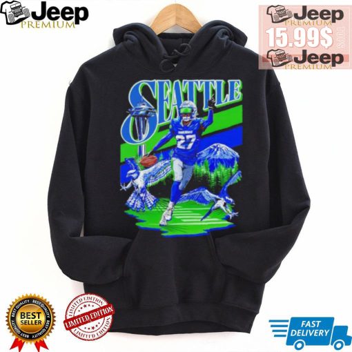 Tariq Woolen Seattle Seahawks football graphic shirt