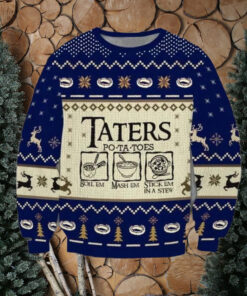 Taters Potatoes Ugly Christmas Sweater Patotoes