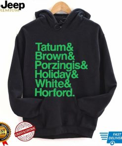 Tatum & Brown & Porzingis and Holiday & White & Horford Shirt