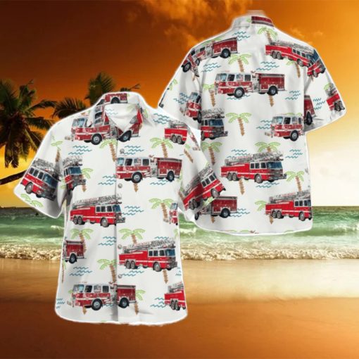 Taunton, Massachusetts, Taunton Fire Department 3D Hawaiian Shirt Gift For Summer