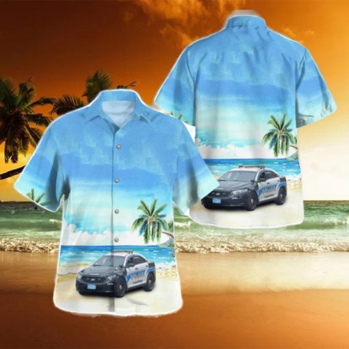 Taunton, Massachusetts, Taunton Police Department 3D Hawaiian Shirt Gift For Summer