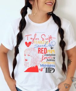 Taylor Swift Albums The Eras Tour shirt