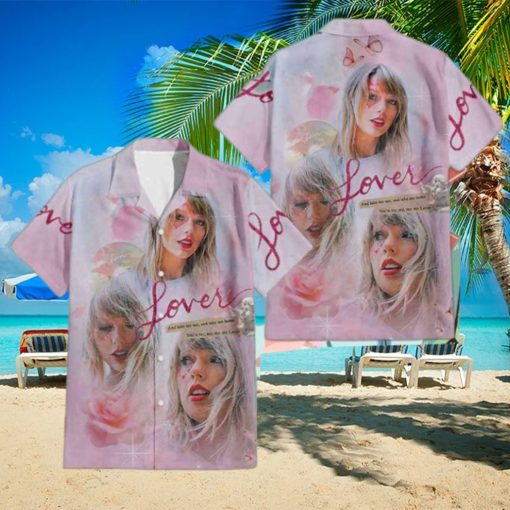 Taylor Swift Lover Album Pink Cute 2024 Trendy Hawaiian Shirt
