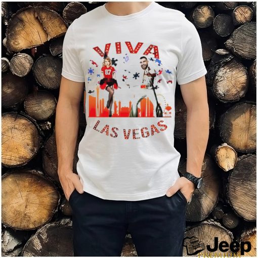 Taylor and Travis Kelce Viva Las Vegas shirt