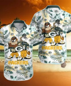 Taz And Bugs Green Bay Packers Hawaiian Shirt