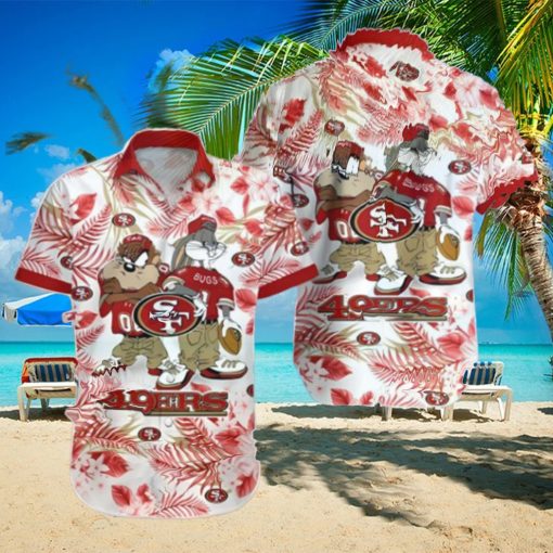 Taz And Bugs San Francisco 49ers Hawaiian Shirt For NFL Team