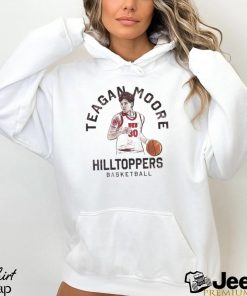 Teagan Moore Hilltoppers basketball cartoon shirt