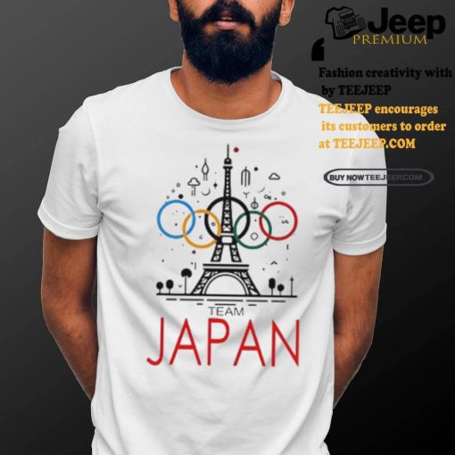 Team Japan Olympics Paris 2024 logo shirt