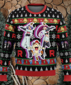 Team Rocket Pokemon Ugly Christmas Sweater