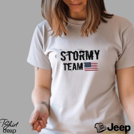 Team Stormy Flag USA T Shirt