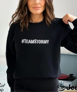 Team Stormy White Logo T Shirt