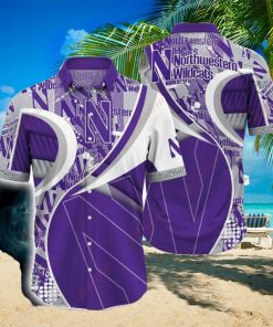 Team Style Northwestern Wildcats NCAA Hawaiian Shirt
