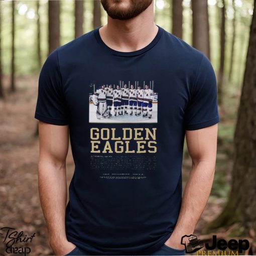 Team USA Hockey The Golden Eagles Seven Members Of The Boston College Vintage T Shirt