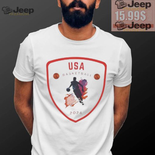 Team USA Supporters USA Basketball 2024 logo shirt